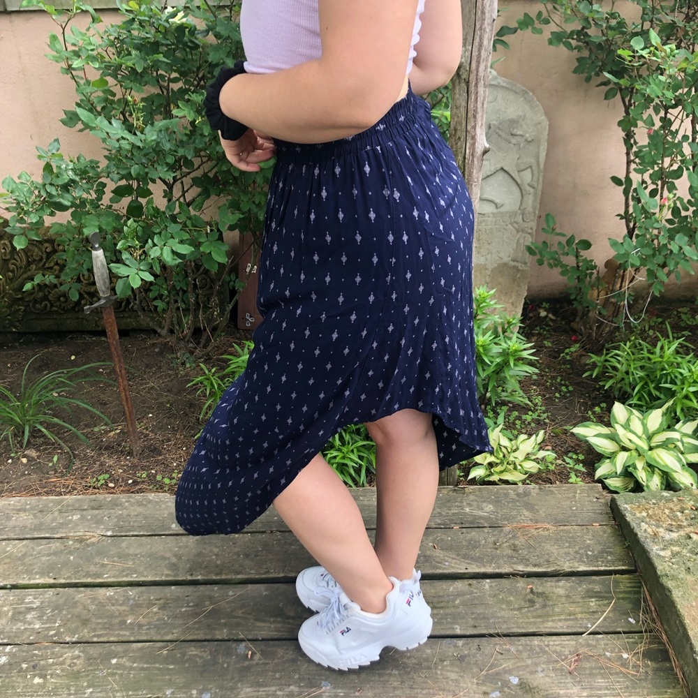 Urban outfitters navy blue skirt